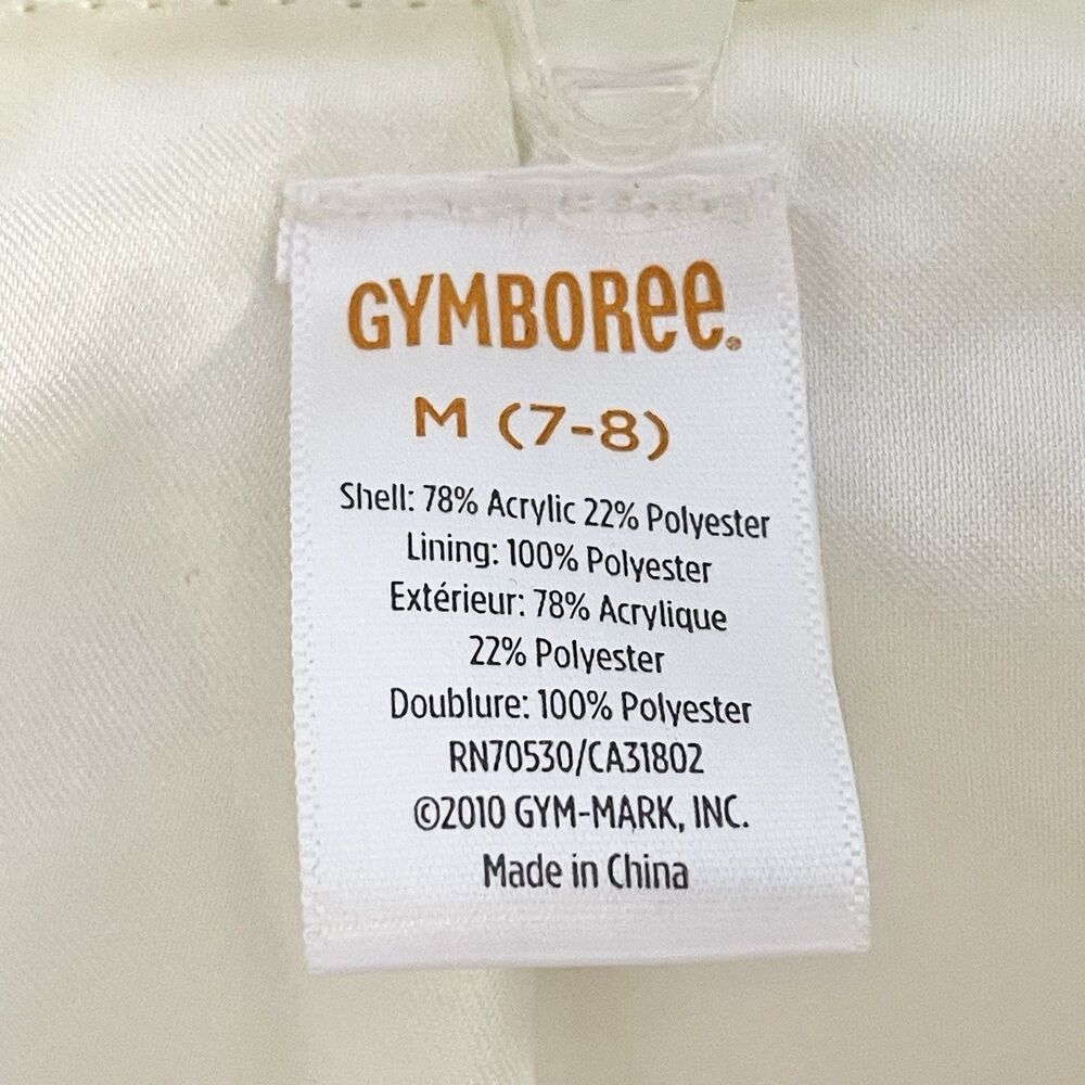 Gymboree Cream White Faux Fur Shrug Size 7/8 M Coat Fancy Dressed Up Jacket - Picture 4 of 8